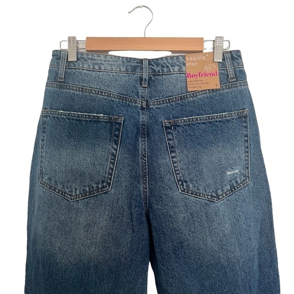 VANILLA STAR 90’s Boyfriend Super High Rise Jeans - Picture 8 of 10